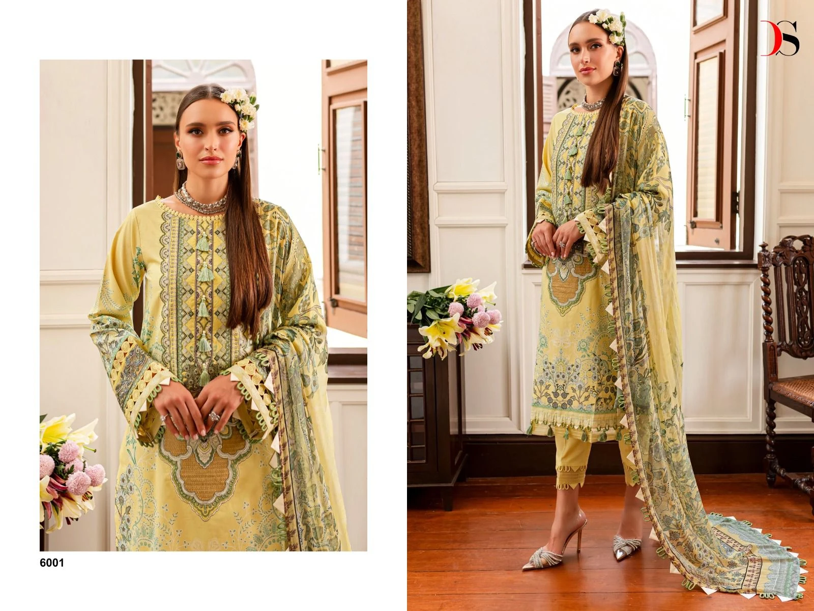 Deepsy Suit Firdous Queen’S Court 6 Nx Pure Cotton Print Wholesale Pakistani Salwar Suit Catalog — Wholesale Salwar Suits, Deepsy Suit wholesale from Surat - Gallery Image 6